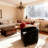Accent Barrel Chair Boucle Club Chair Furry Sherpa Armchair Suitable for Living Room Bedroom-2132084345