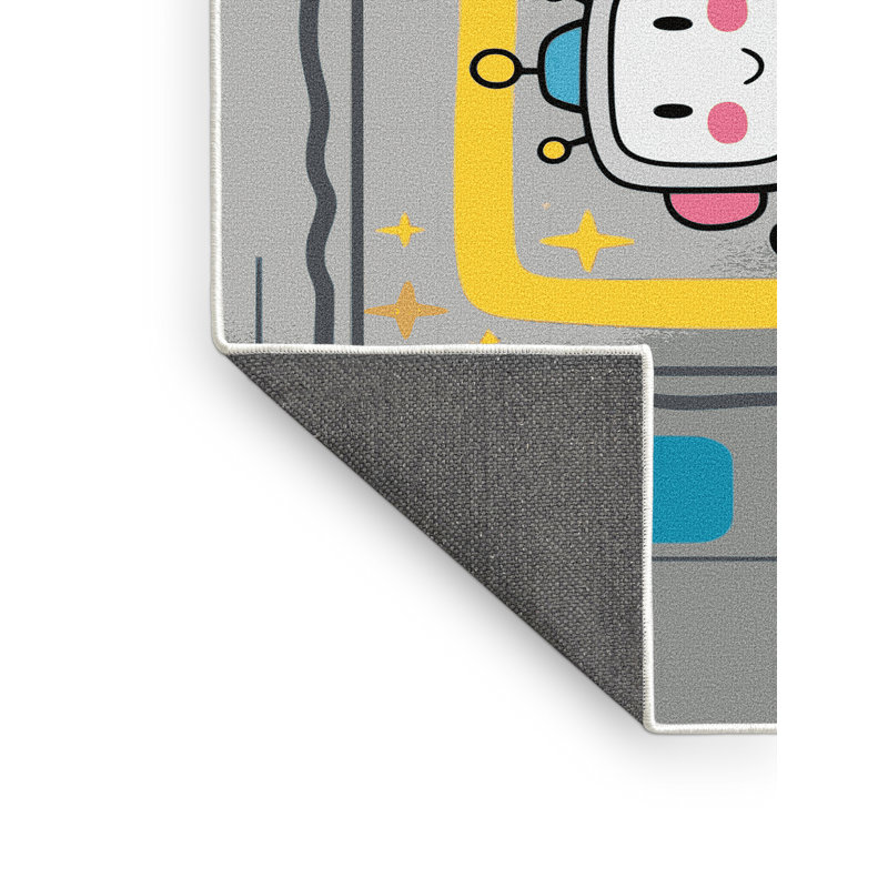 Tapis pour enfant 6 astronautes Ginza, Rectangulaire 2 pi x 3 pi