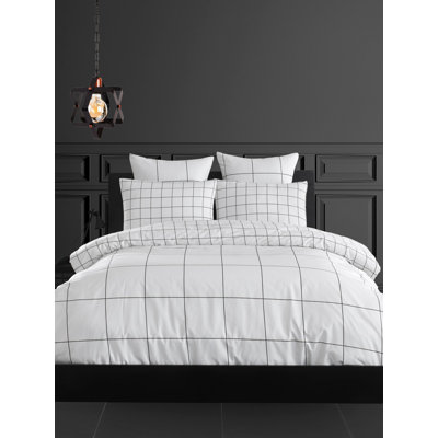 Cotton Checkered Duvet Cover