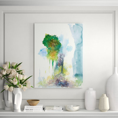 Green Splash Print by Elle Youngstrom