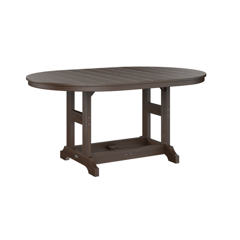 Table de bar Berlin Classic, Imbuia, H 39,5 po x l 44 po x P 64 po