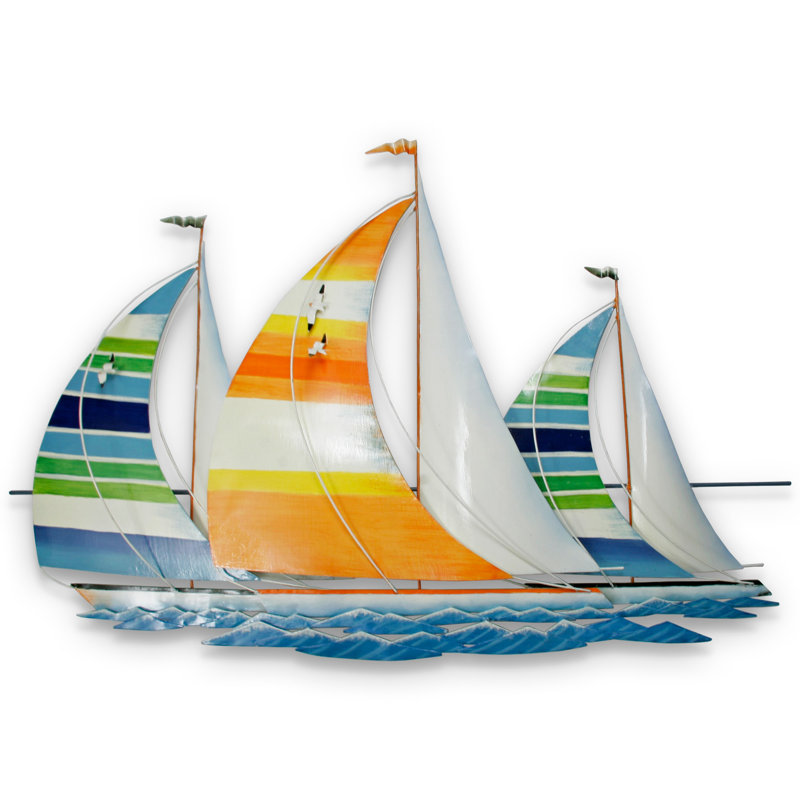 Handmade Coastal Transportation Wall Decor