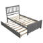 Lit plateforme simple avec lit gigogne-1057168538