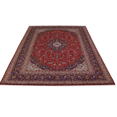 Tapis oriental rouge unique 10X13 Ornulf