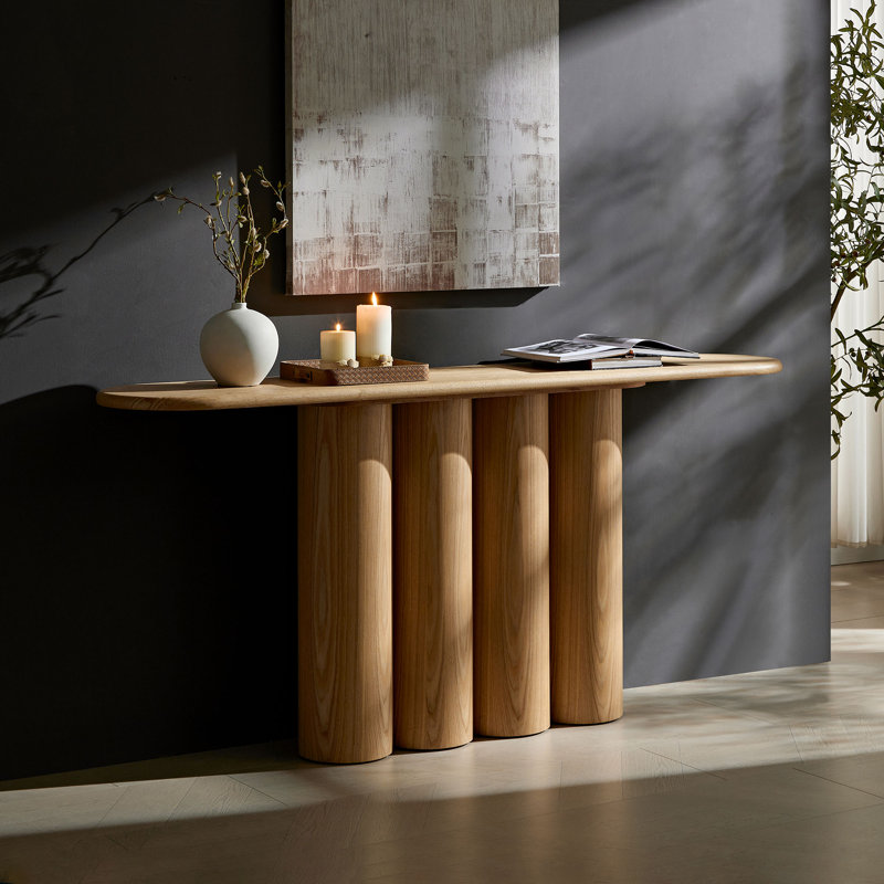 Table d'appoint 66,93 po Modern Natural, Naturel