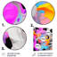 Peinture rose et bleue Fusion I - Art mural abstrait en métal-1652636289