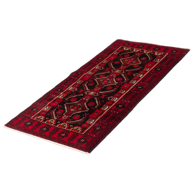 Tapis unique en laine noué à la main 3 pi 5 po x 6 pi 7 po nouvel âge Kalgoorlie