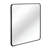 36x36 Inch Black Framed Square Bathroom Mirror