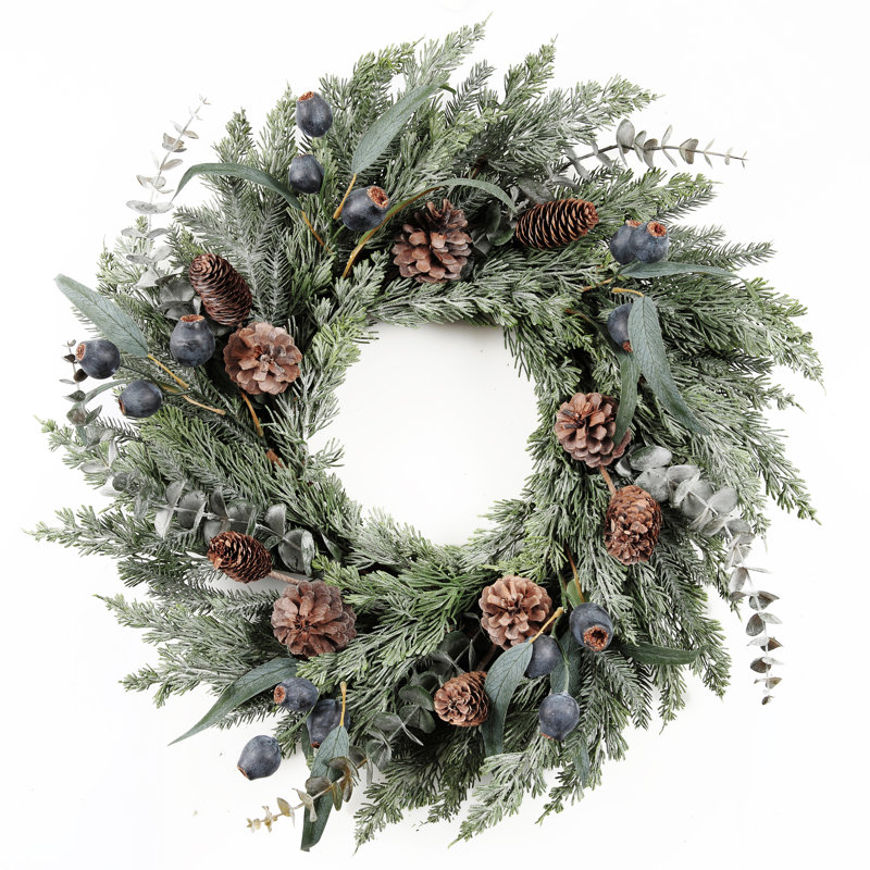 Eucalyptus Cedar Mixed Pine Wreath