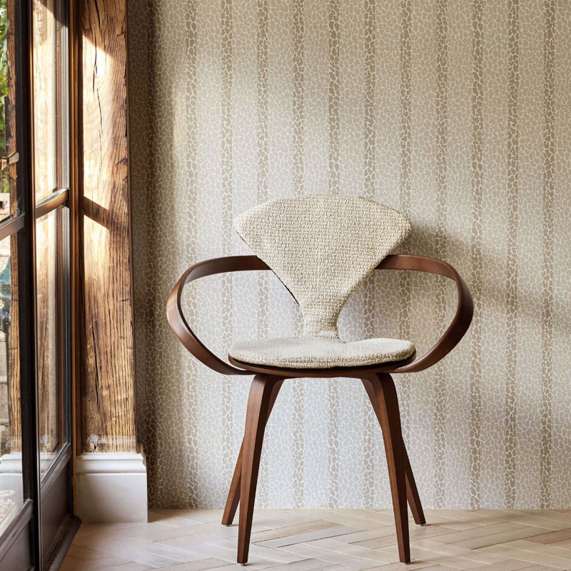 Reflect Lacuna Stripe Wallpaper, Linen