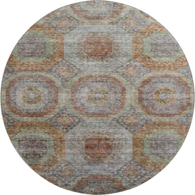 Premium Machine Washable Jerez AMF1221 Geometric Rug