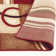 Tamia Power Loom Red/Brown/Ivory Modern Geometric Rug