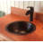15" Round Copper Bathroom Sink with Daisy Drain