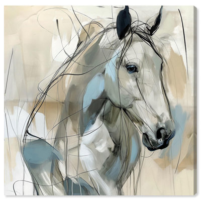 Horse Glint Canvas Horse Wall Art by Art Remedy
