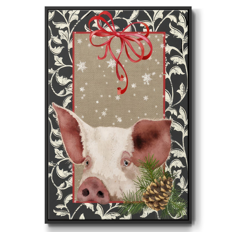 County Christmas Farm II, Noir, H 37 po x l 25 po x P 1,5 po