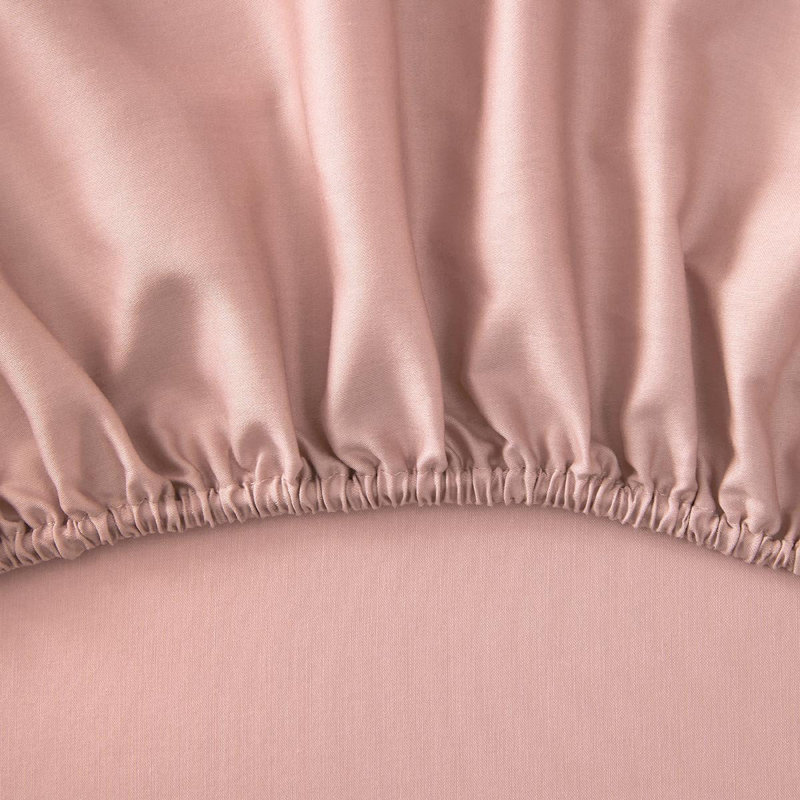 Triomphe Fitted Sheet, Nacre, Queen Fitted Sheet