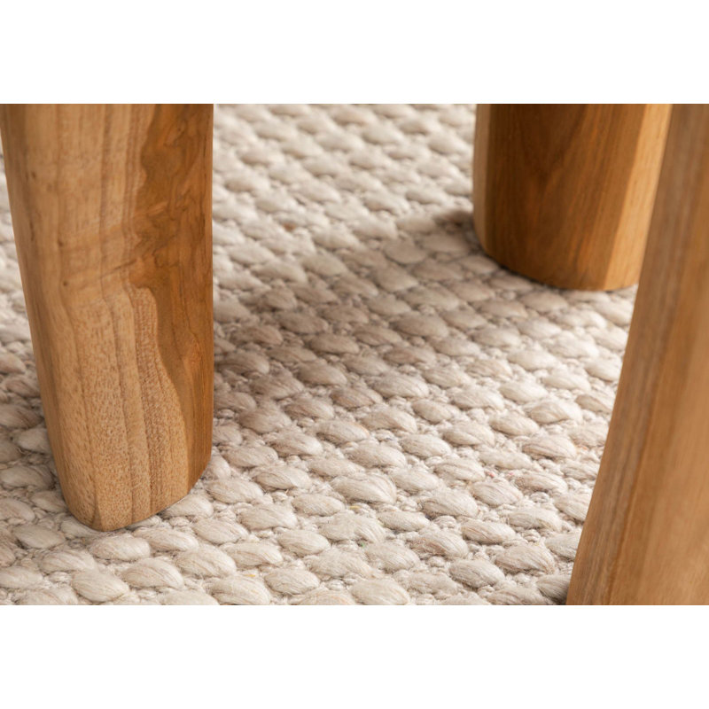 Unika Solid Wood Accent Stool
