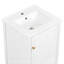 Meuble-lavabo autoportant avec armoire de rangement et support de rangement