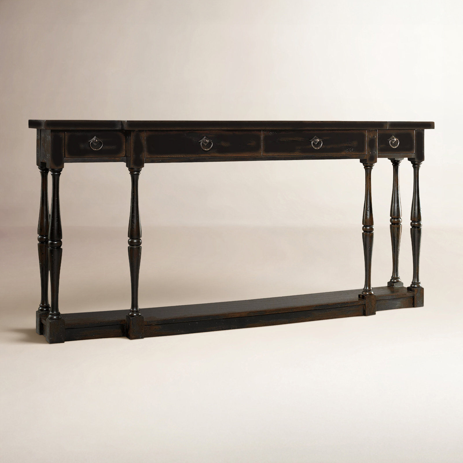 Sanctuary 72" Console Table, Black