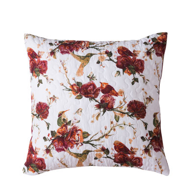  Floral Throw Pillow Cover