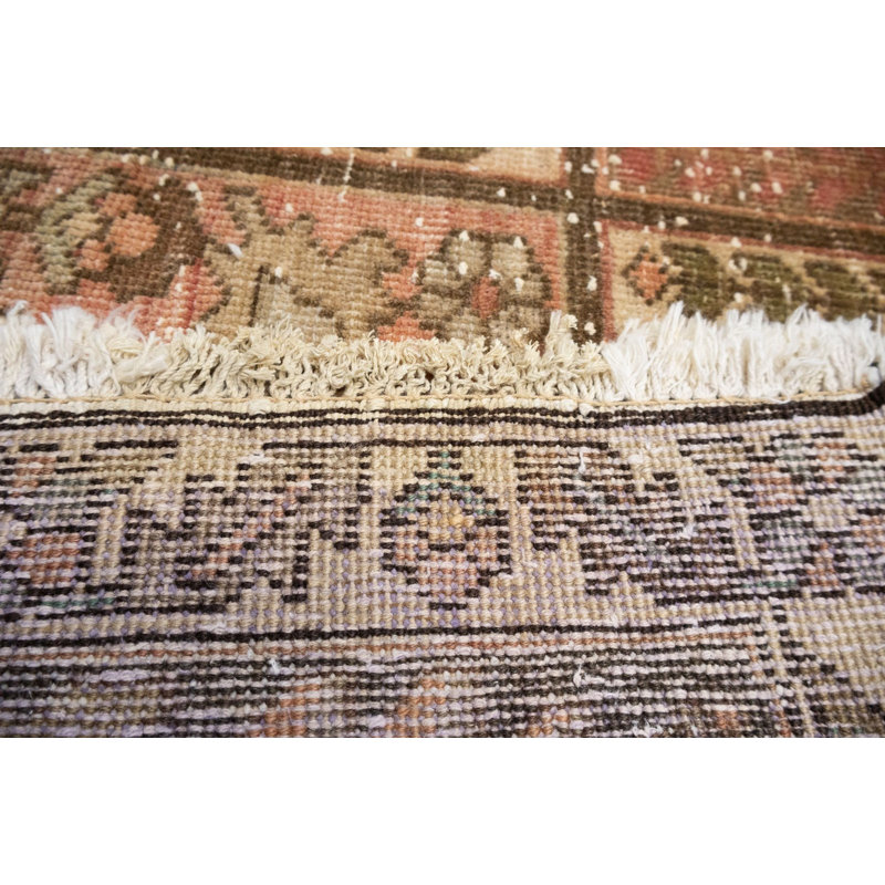 Hand Knotted Wool Floral Rug