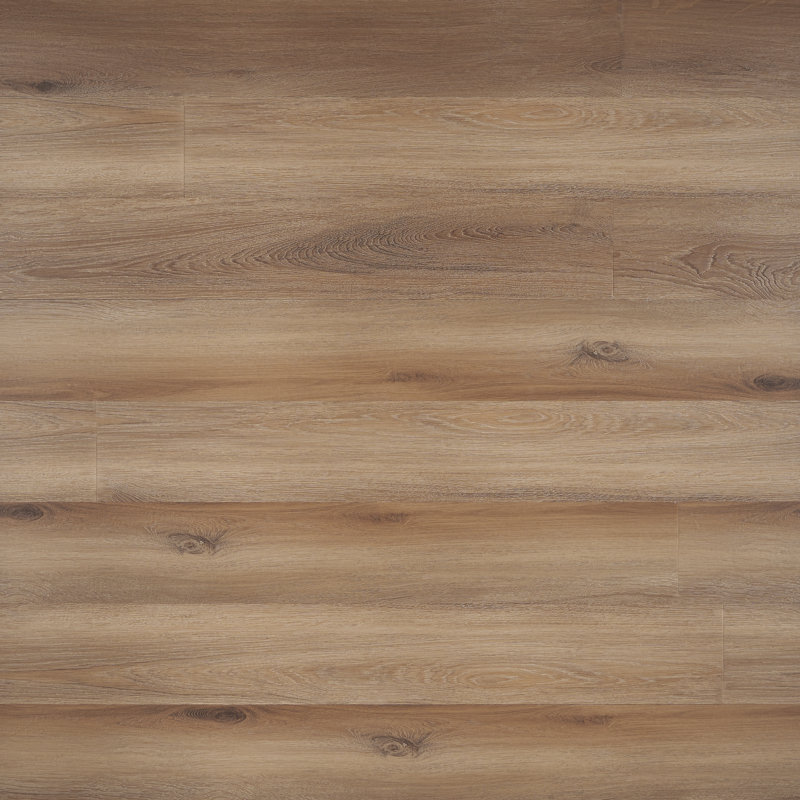 Lujo 48" x 6" x 4.5mm Rigid Click-Lock Luxury Vinyl Tile Flooring (27.39 Sq. Ft. / Case), Oak Scotch