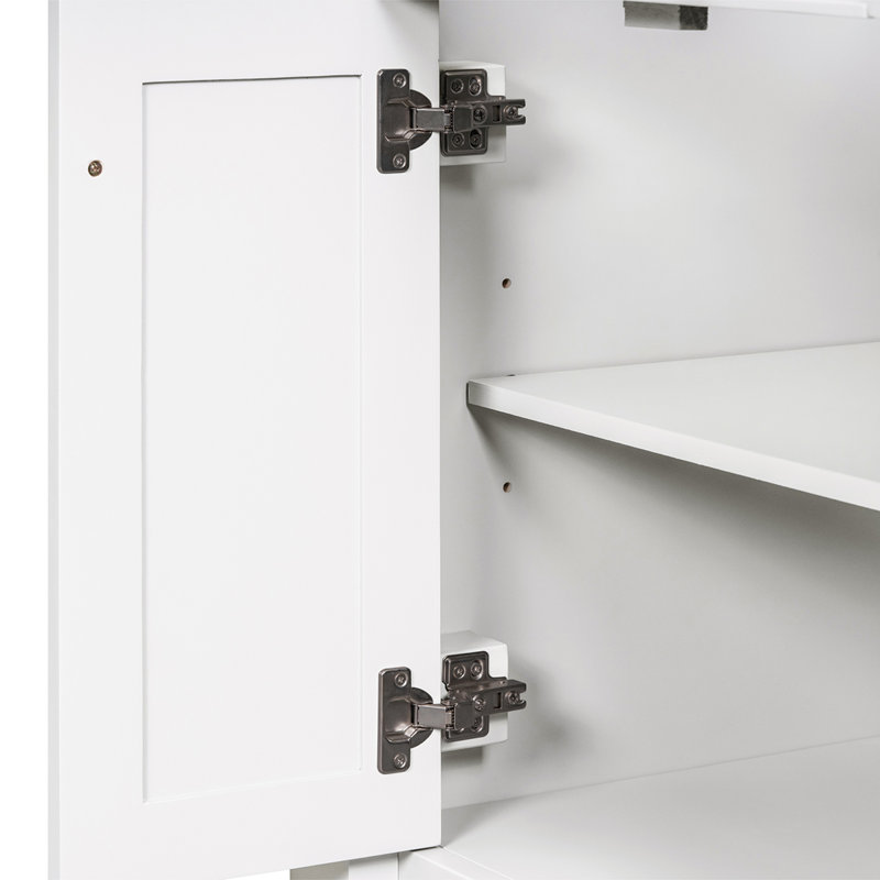 Meuble-lavabo 24 po avec lavabo supérieur, Blanc