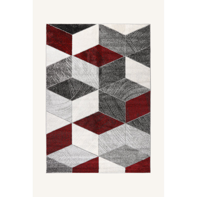 Claireville Geometric Area Rug, Rectangle 160 x 230cm