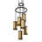 Fluery 6 - Light Dimmable Cylinder Chandelier