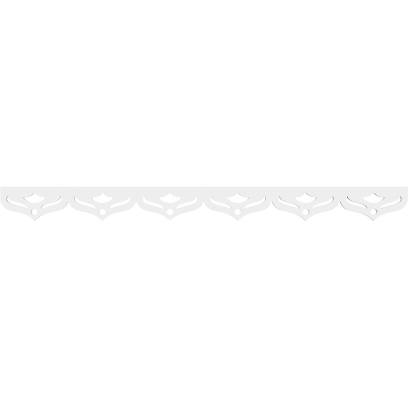 Garniture de sol en PVC de qualité architecturale H 4 po x P 5/8 po x L 48 po Kellogg, H 4 po x L 48 po x P 0,63 po