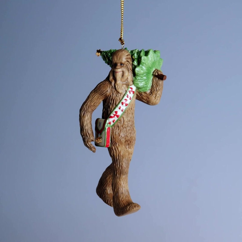 Chewbacca With Christmas Tree Ornament