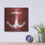 «Red and White Anchor» par Linda Woods-150880922