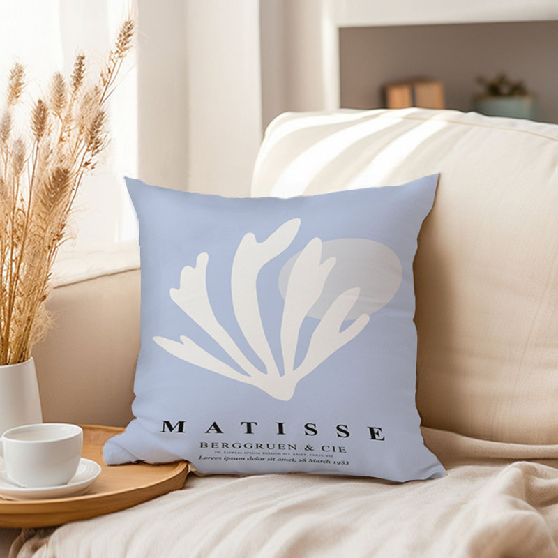Botanical Matisse Shell Soft Blue Botanicals Bohemian