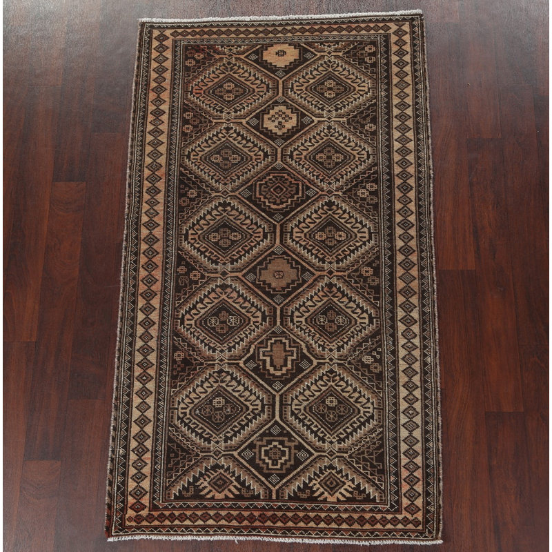 Tapis persan Lori noué à la main 4 x 6