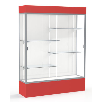 Spirit Series 80" H x 60" W Aluminum Display Case with Lighting 
