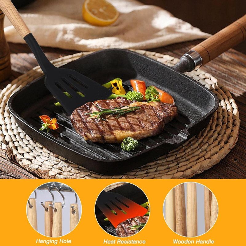 Rareweaves 22 Utensil Set, Black