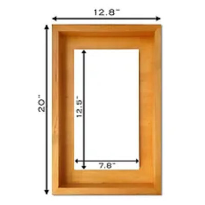 Prit Solid Wood Floater Picture Frame