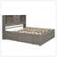Structure de lit en pin massif avec rangement spacieux, fabrication durable et tablettes intégrées pour les chambres modernes-229170472-229170474