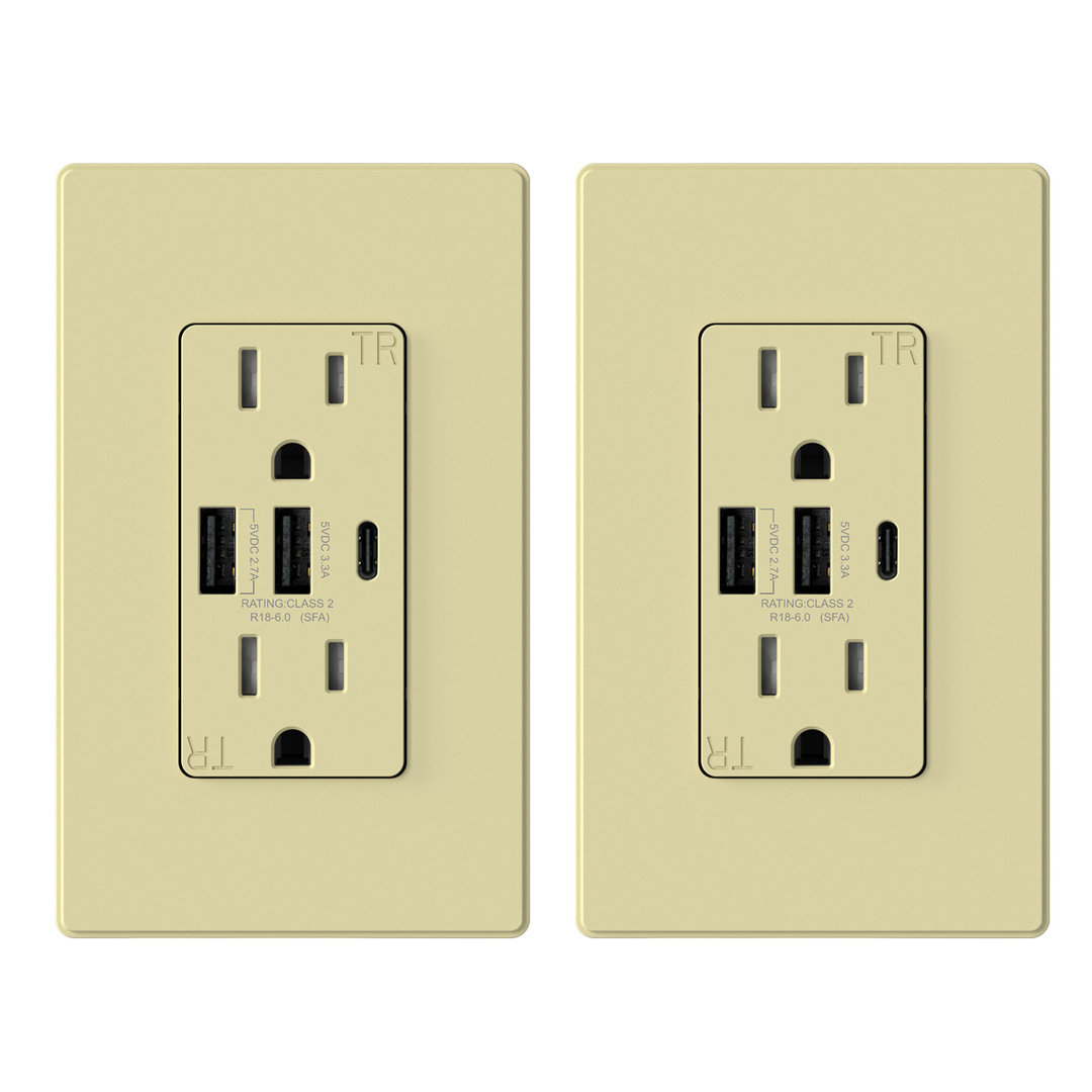 15 Tamper Resistant Duplex Outlet ELEGRP 