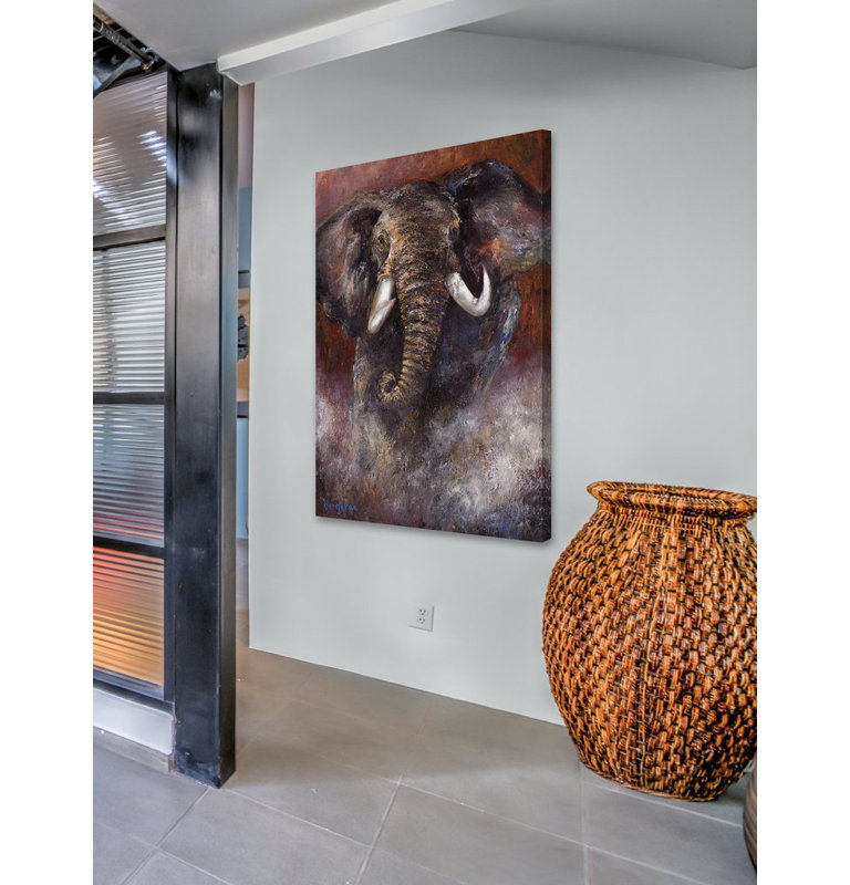 Bergerac - Wrapped Canvas Painting, 114cm H x 76cm W x 3.81cm D
