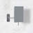 Afrah Blake Magnifying 5X Wall Mirror - Chrome