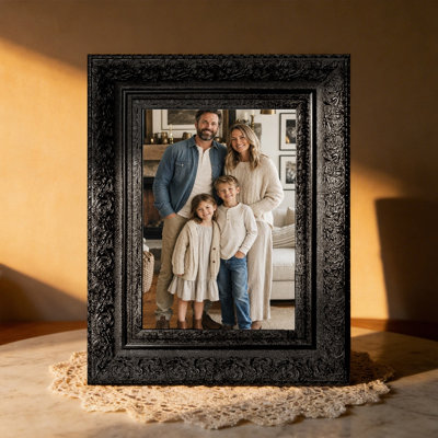 Black 3 PCS Clean Line Picture Frame for 11" x 14" Photos and Portrait Display