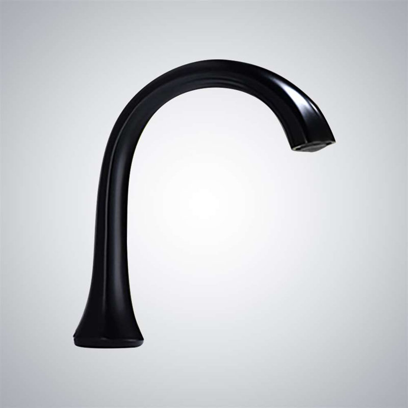 Milan Automatic Sensor Faucet Soap Dispenser Touchless Seamless Hygiene Solution Commercial, Matte Black