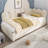 Upholstered Bed Daybed With Pull-Out Bed-1298321762
