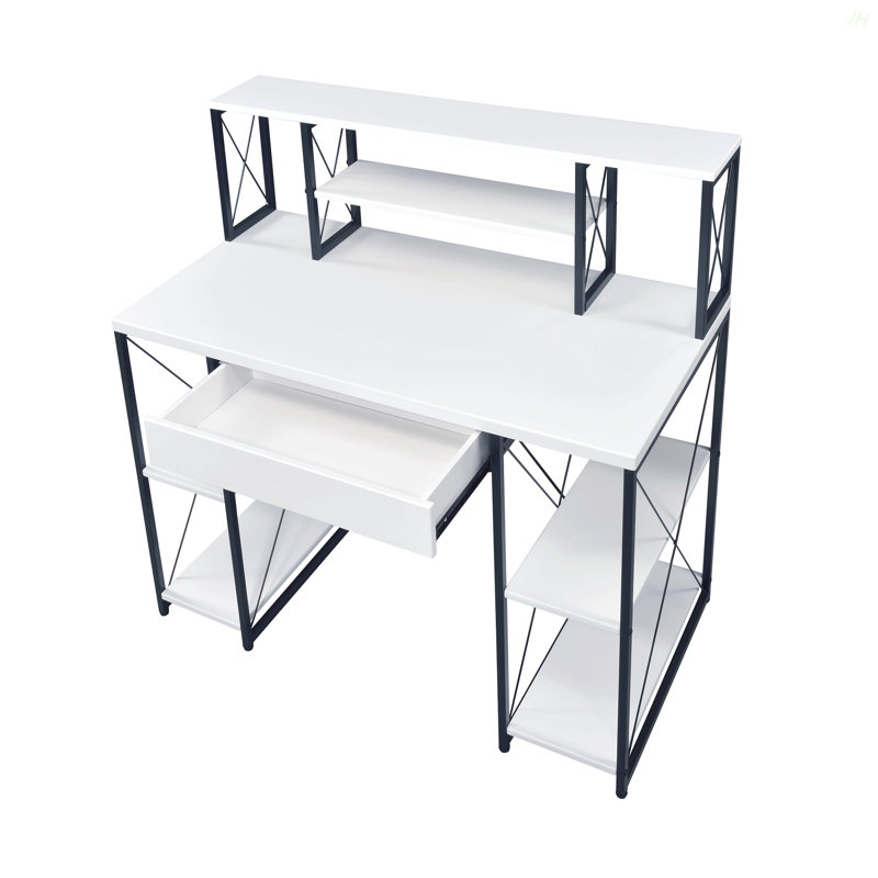 All Purpose White Finish Writing Desk, White