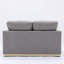 Causeuse Valin de 57 po, lin gris