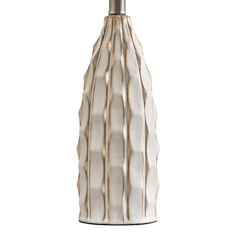 Intissar 23.75” Modern Ceramic Lamp,Suitable for Living Room,Study Room,Office,Bedside Table Lamp