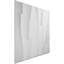 19 5/8"H X 19 5/8"W Brick Wave Endurawall Decorative 3D Wall Panel Covers 32.1 Sq. Ft. (12/PK)