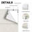 Roman Shades 100% Blackout Linen Beige Bedroom-1913410972