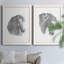 Équestre Blueprint II - ensemble de 2 reproductions d'art sur toile-1780990293-1780990300